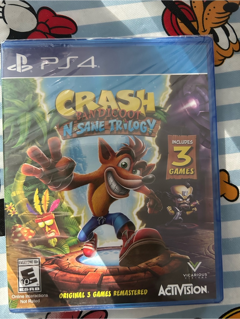Crash Bandicoot N. Sane Trilogy (PS4) - Blue Case